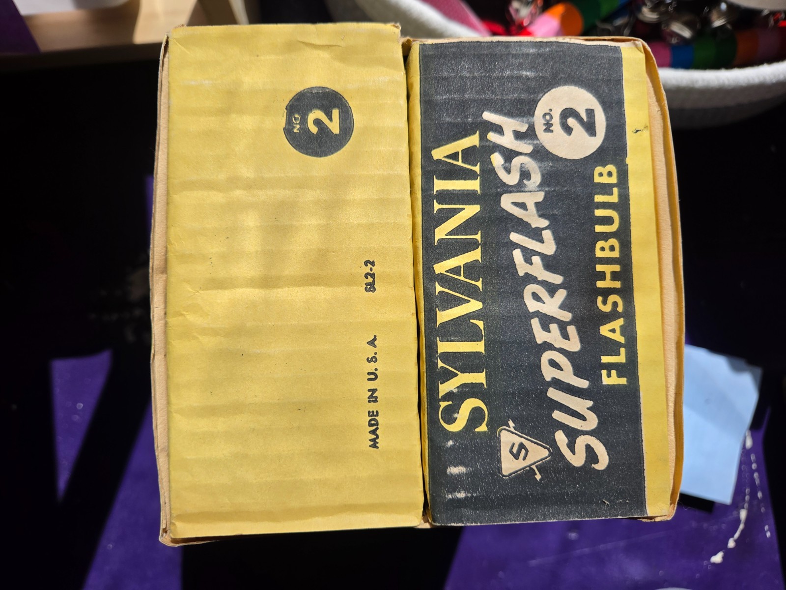 Sylvania Wabash superflash flashbulbs no.2 class M (8 of 9 6packs unopened)