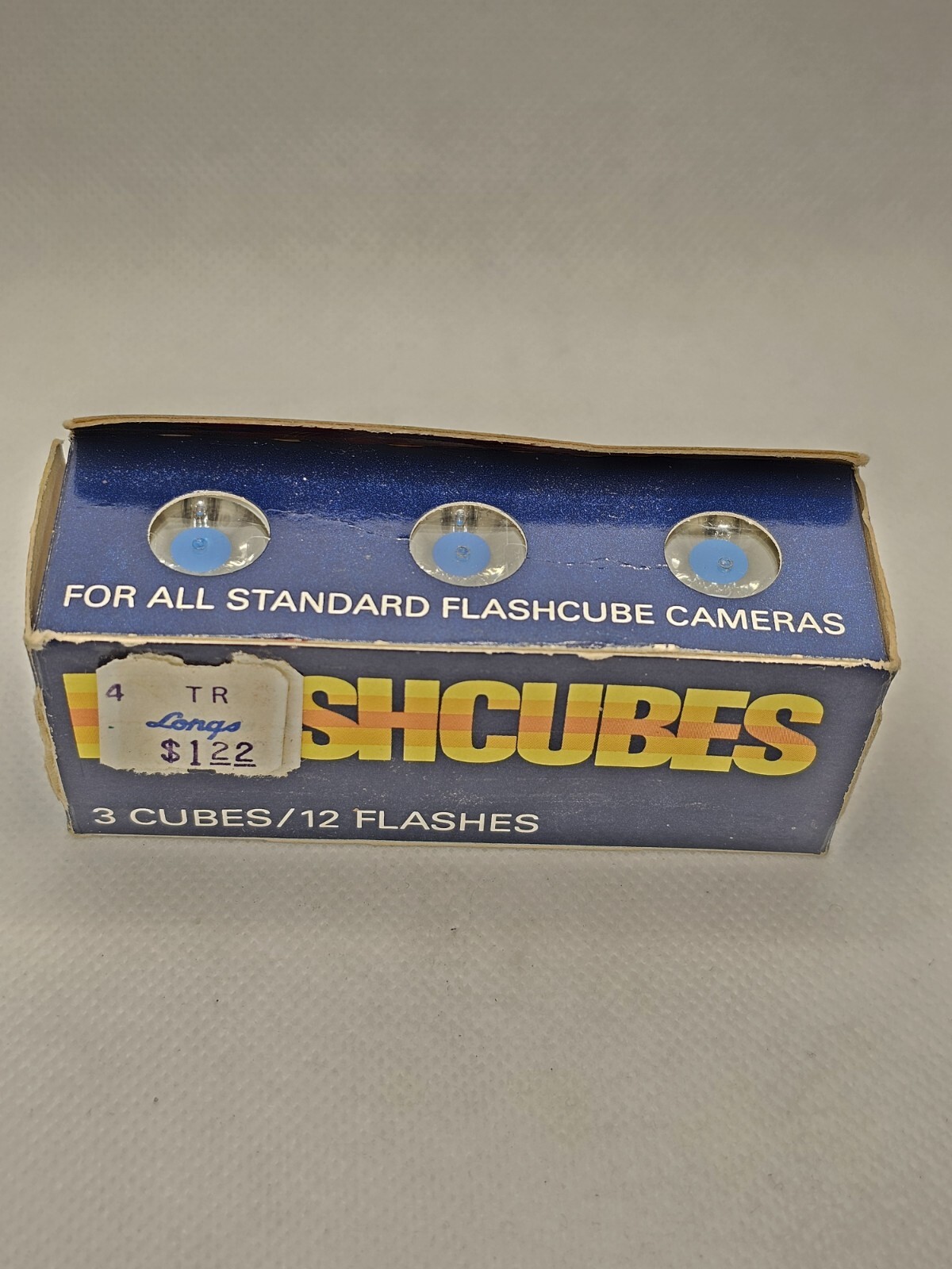 Vintage Sylvania Flashcubes 3 Cubes 12 Flashes New in the box