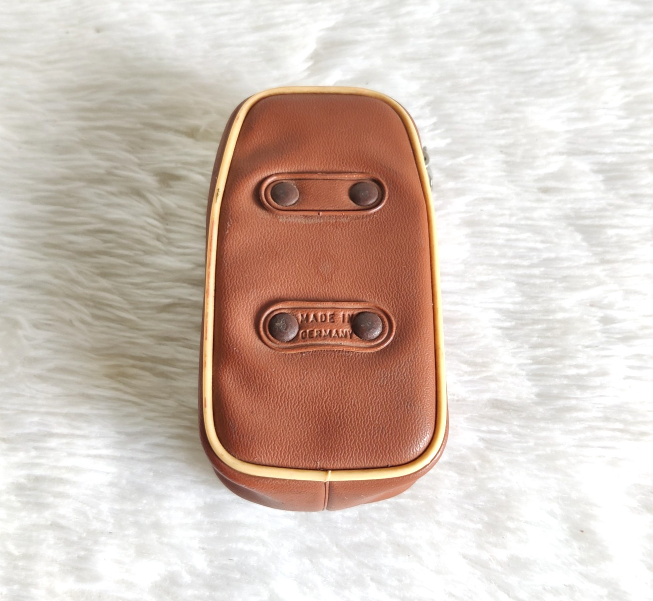 Vintage Agfalux AGFA Camera Werk AG Pocket Flash Germany w/ Original Case PLA249