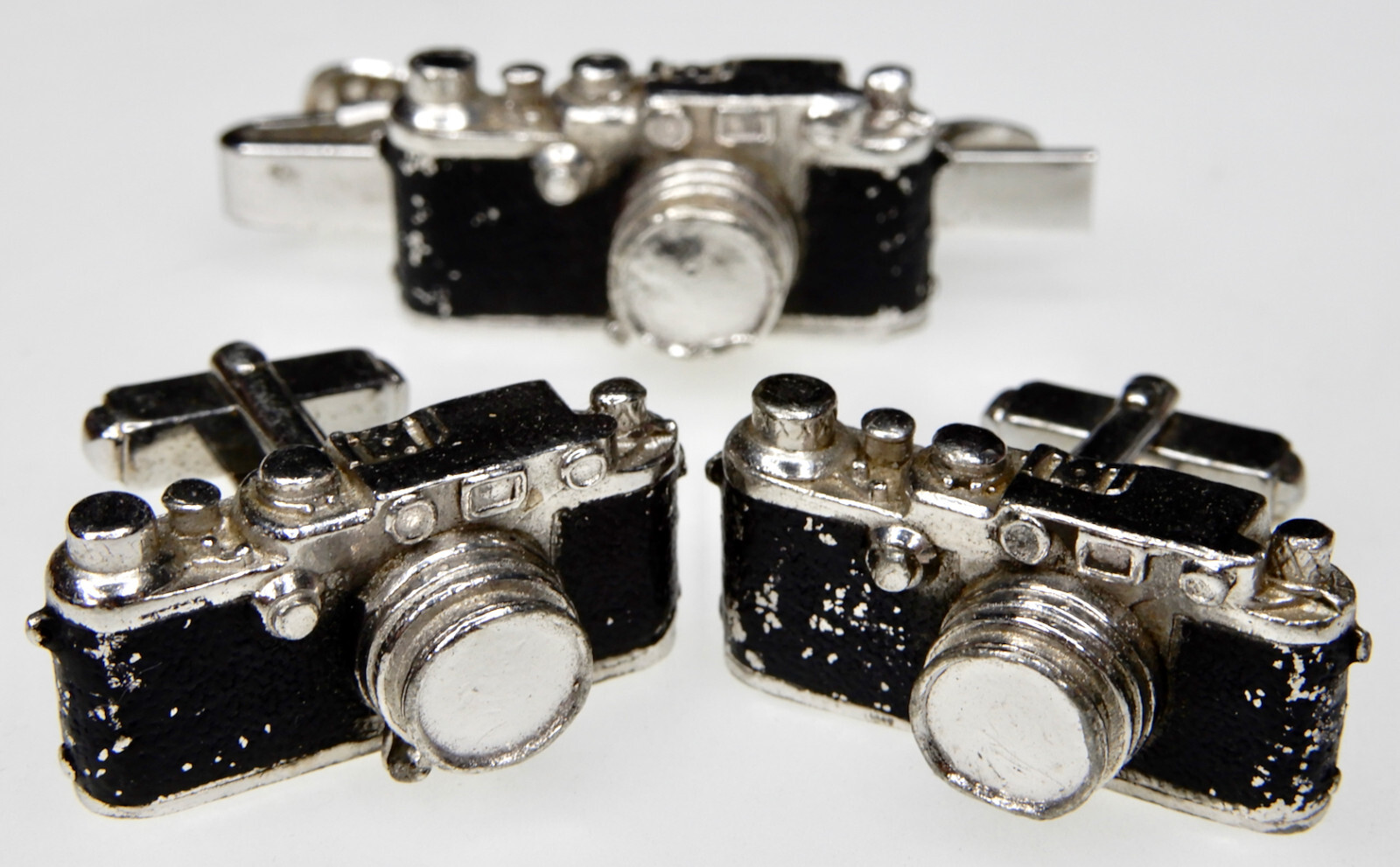 Leica Screw Mount Camera Cuffkinks,Tie Clip & Pin Set