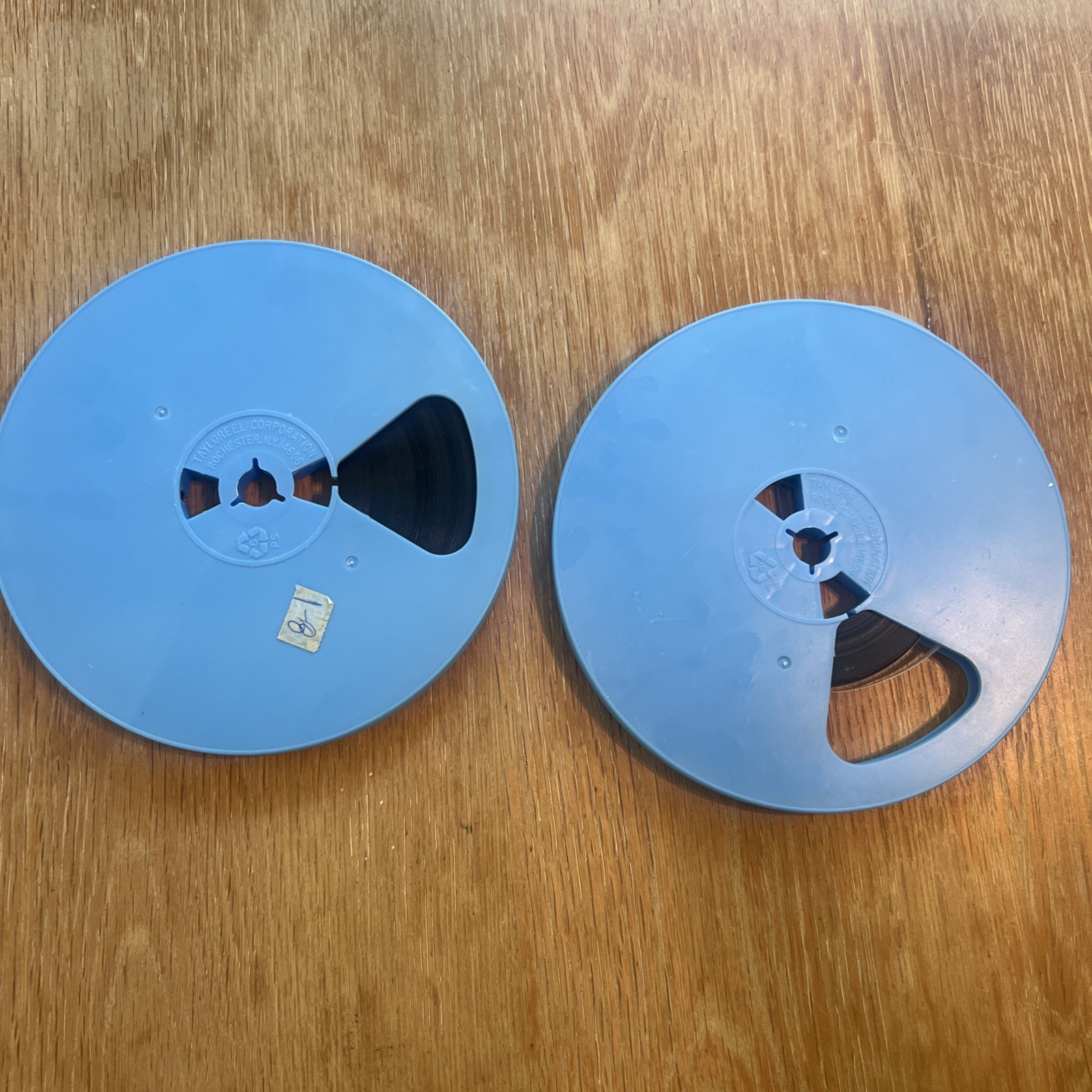 Tayloreel Corporation 16mm Camera Film Reel (Blue) Lot of 2