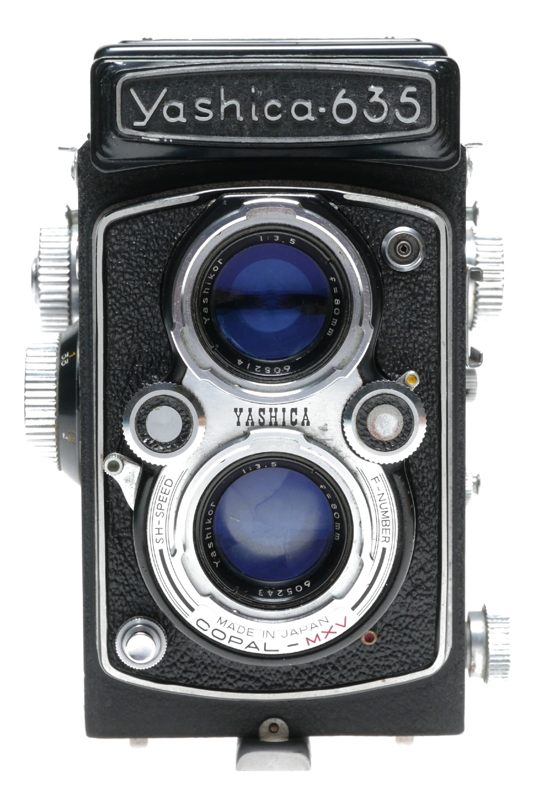 YASHICA 635 Dual Format TLR 120 35mm Film Camera Yashikor 3.5/80