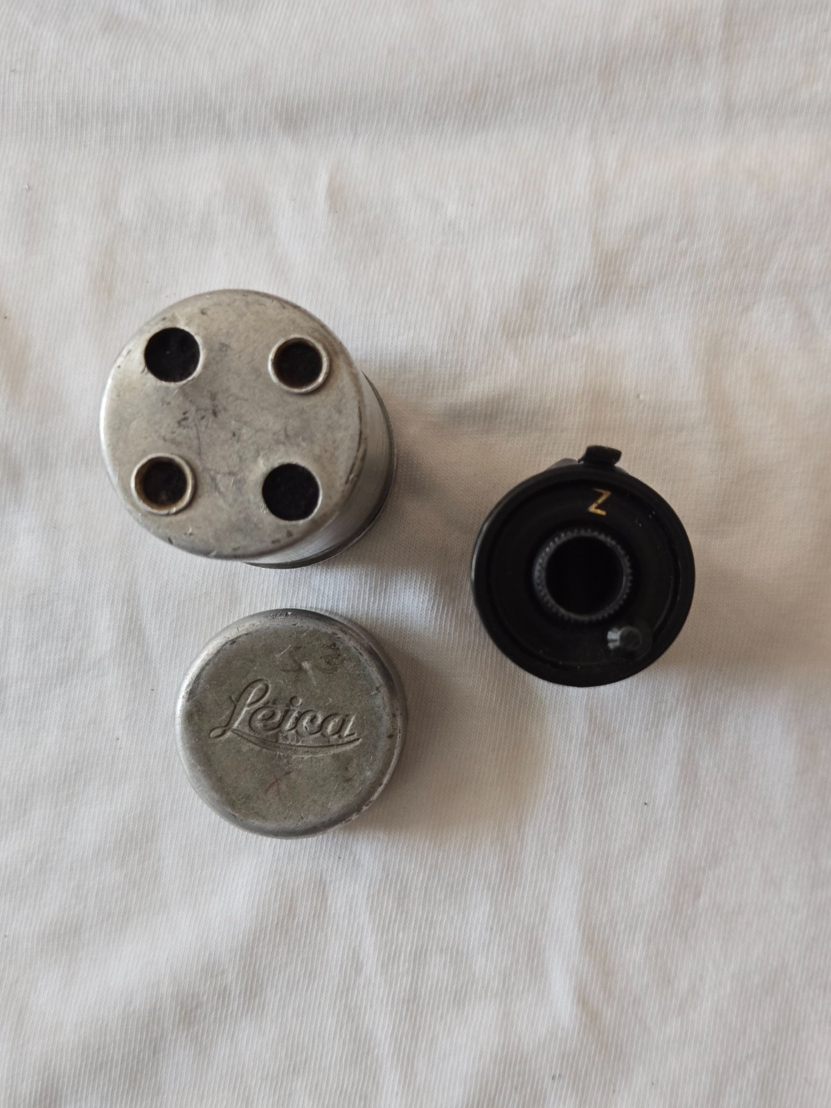 Original Leica Leitz Brass Z Film Cassette (FILCA) for Leica LTM + Container