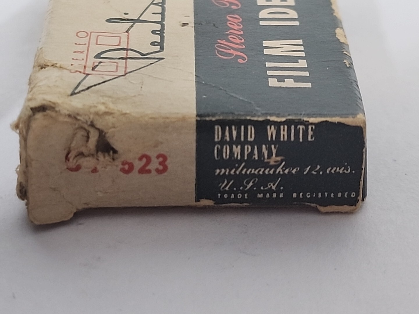 David White ST 523 3D Stereo Realist Film Identifier in Original Box Vintage