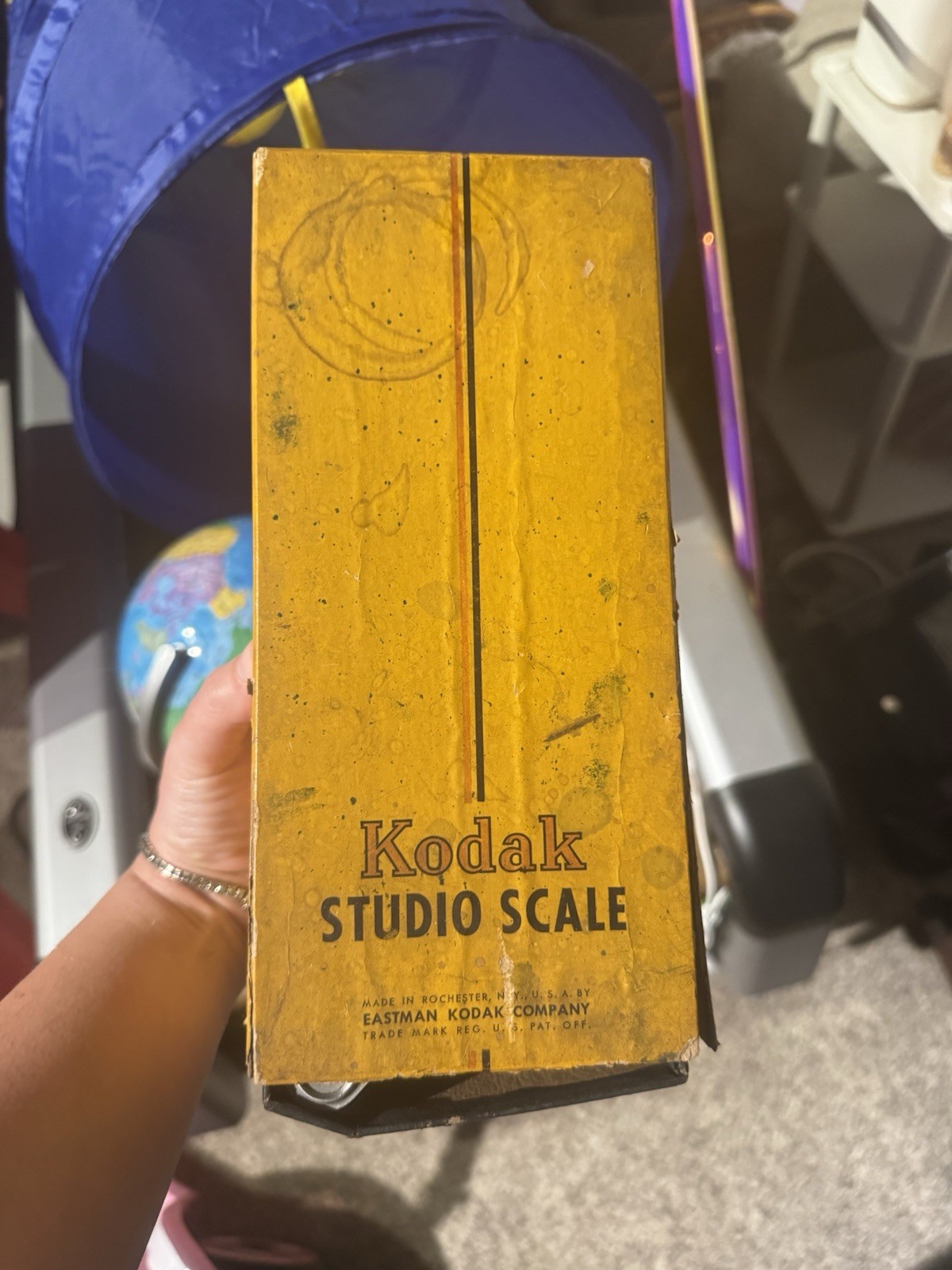 Vintage Kodak Studio Scale w/ Weights And Box