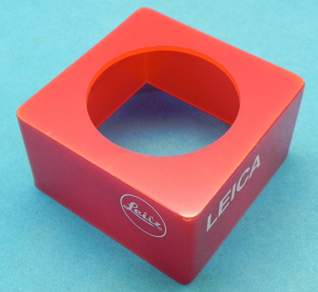 Vintage Red Leica R Lens Display Stand #1