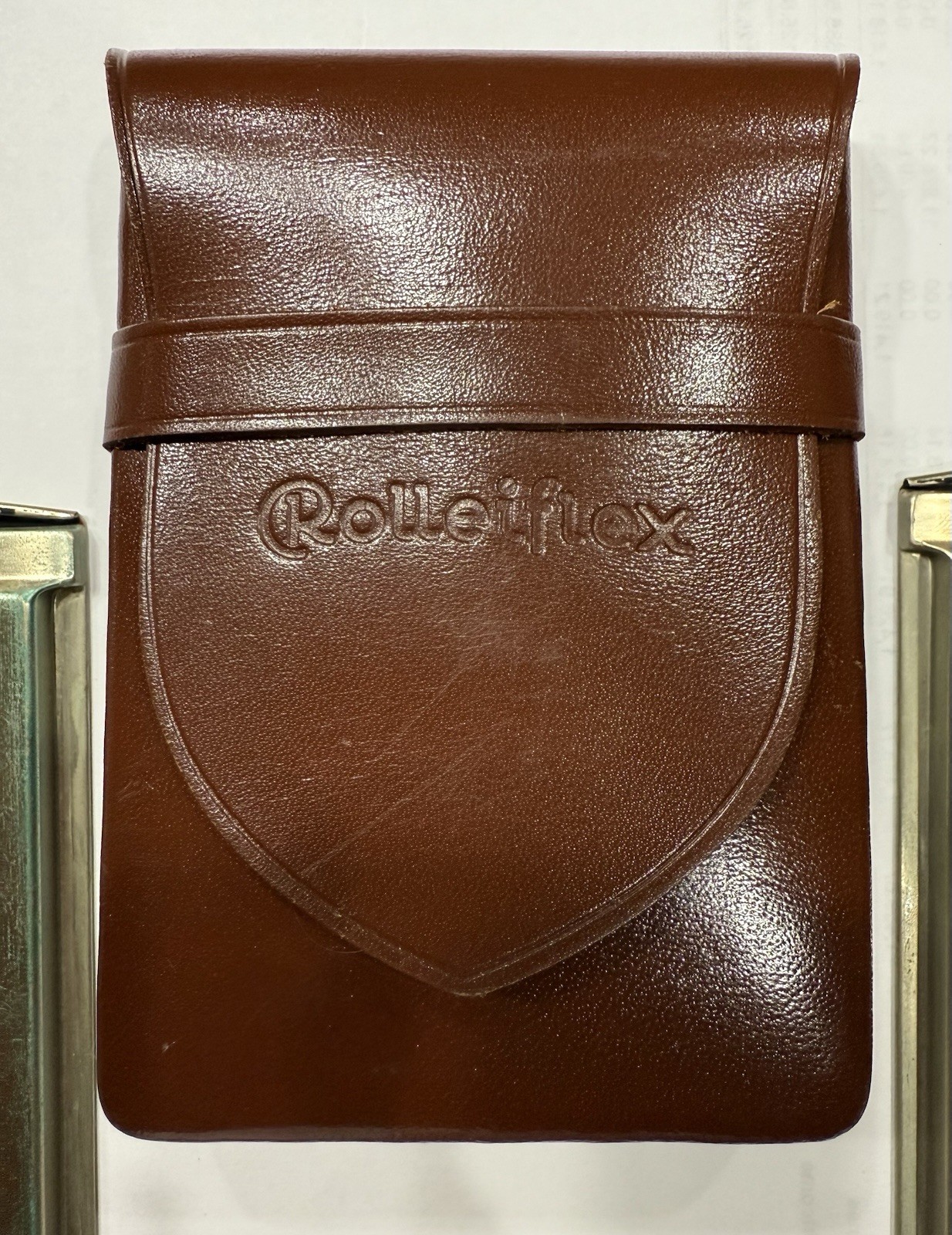 Vintage Rollei Rolleiflex 2x Plate Holders with Leather Case – Made in Germany