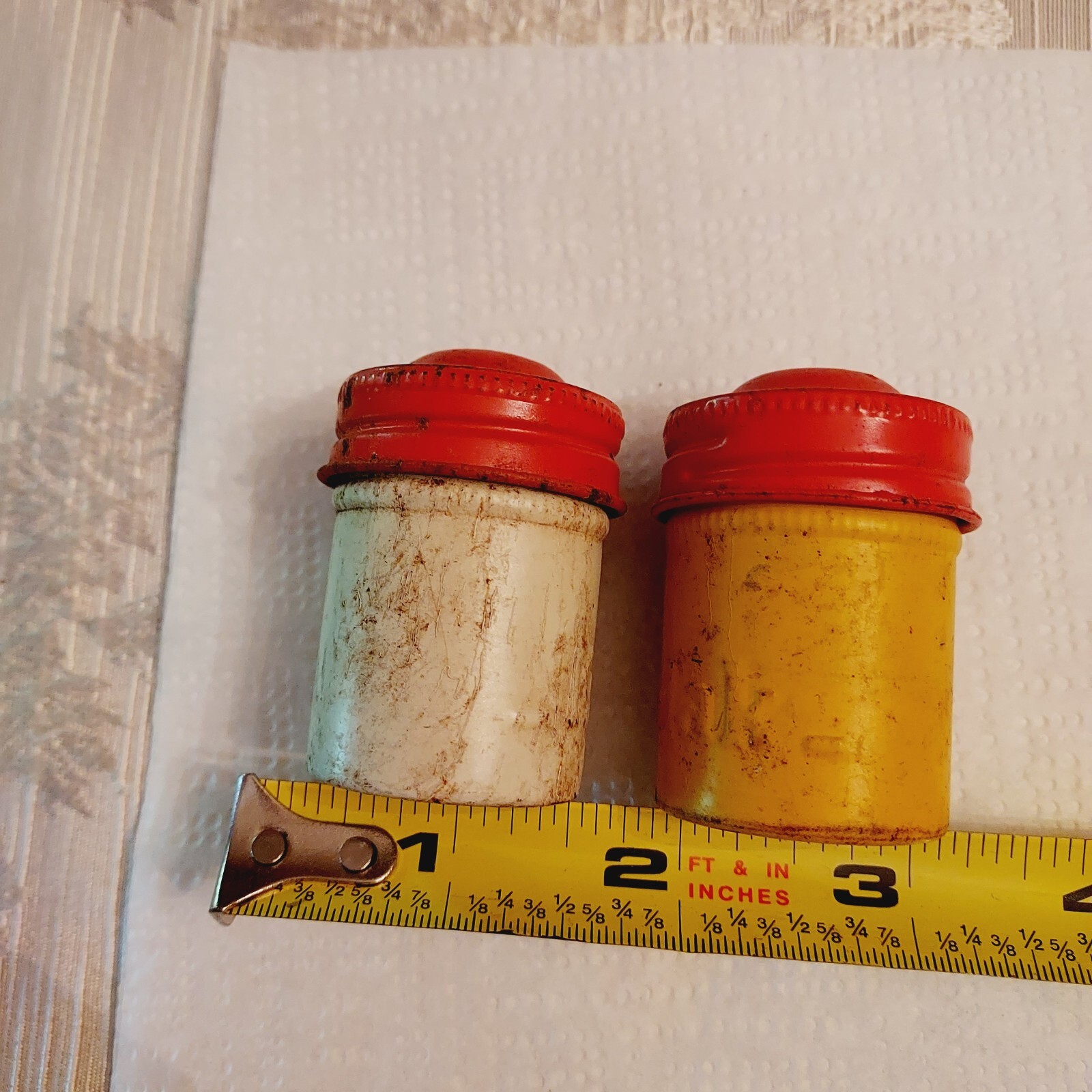 Vintage KODAK Metal FILM CAN CANISTER RED Lid “Barn Find”