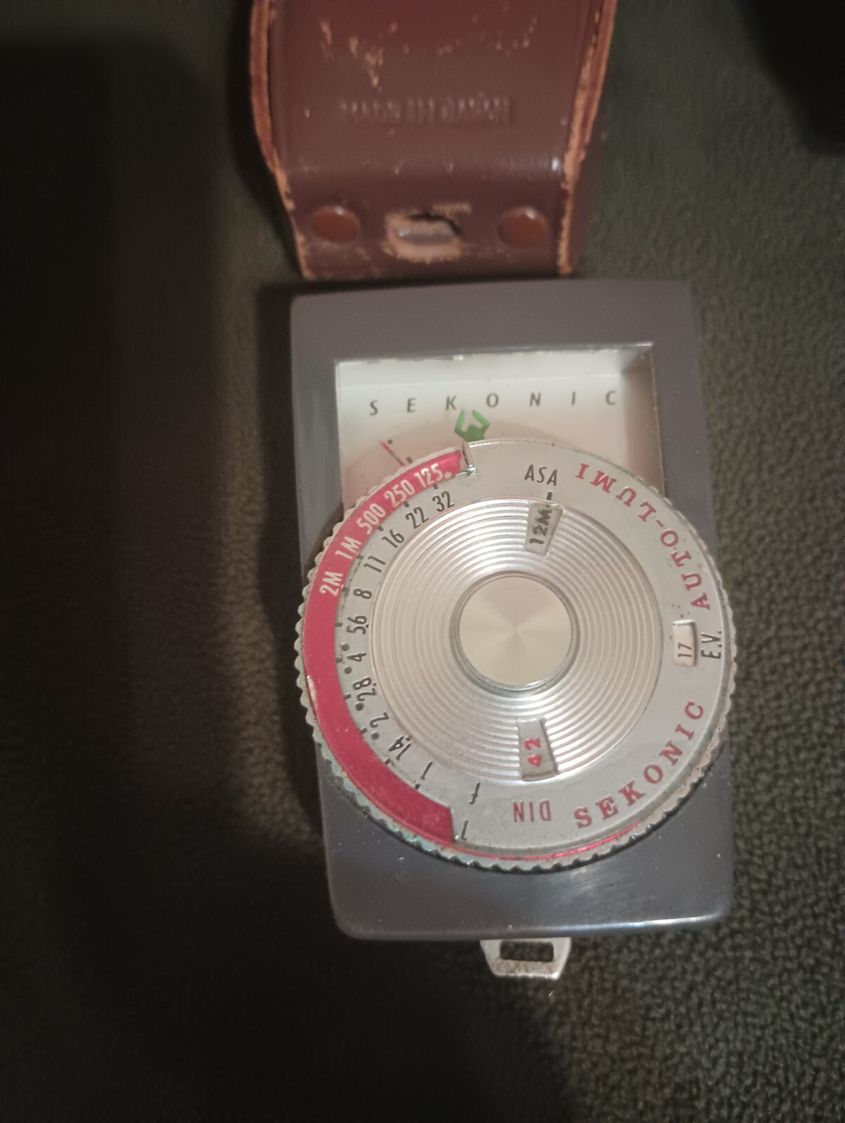 Walz Camera Flash B-BC Type Sermonic Light Meter Gauge Vintage Leather Cases