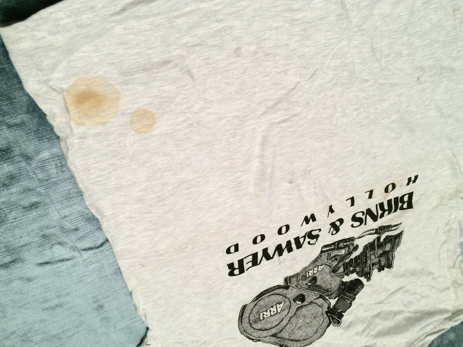 VINTAGE “BIRNS & SAWYER HOLLYWOOD” CAMERA RENTALS, T-SHIRT ARRI-CAM MITCHELL-CAM