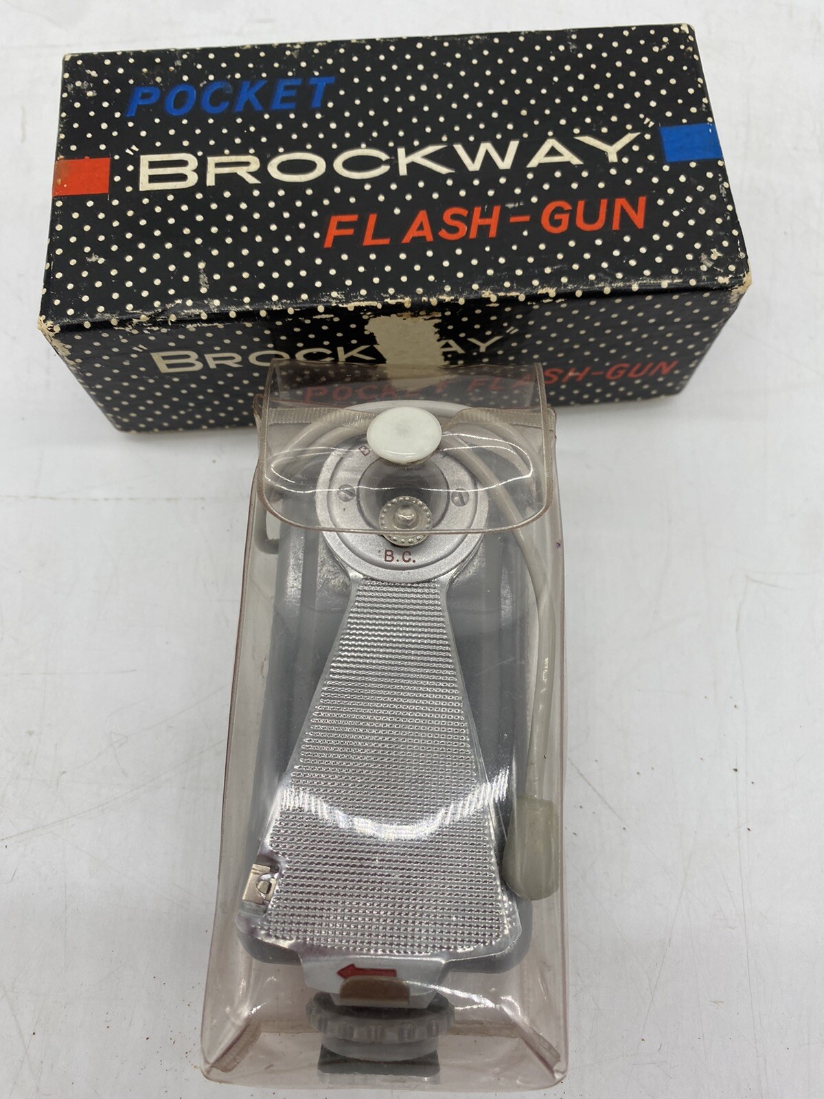 Vintage Brockway Pocket Flash-Gun BC Type Japan +Instructions +Original Box