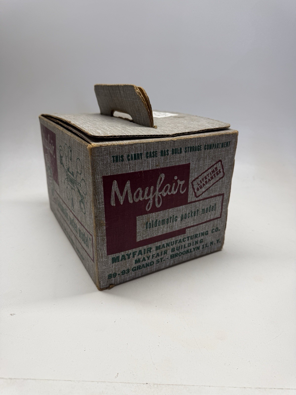 Vintage Mayfair Foldomatic Pocket Camera Flood Light w/ Box Dimmer Brooklyn NY