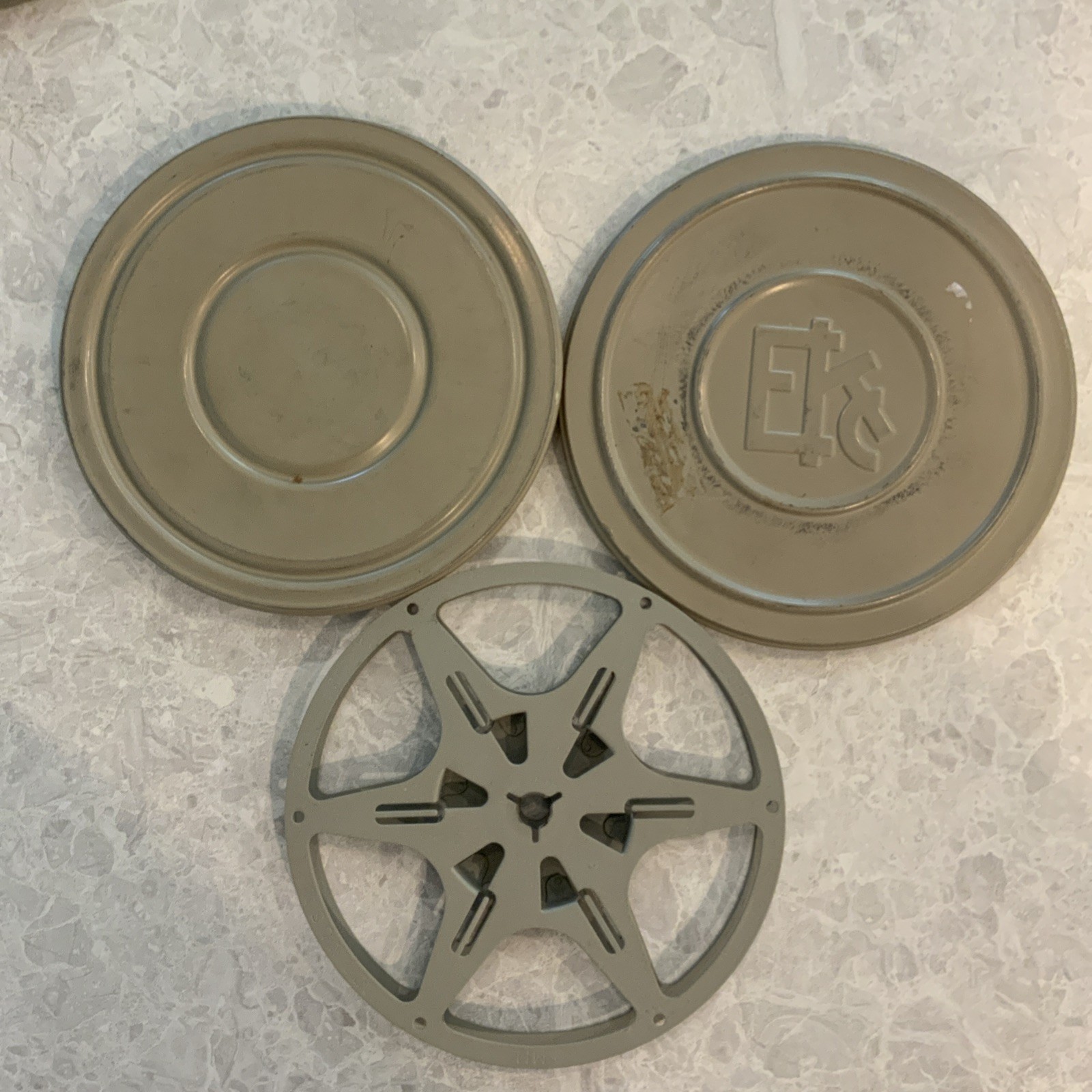 Vintage Kodak 8mm Metal 5” Reel With Metal Carry Case