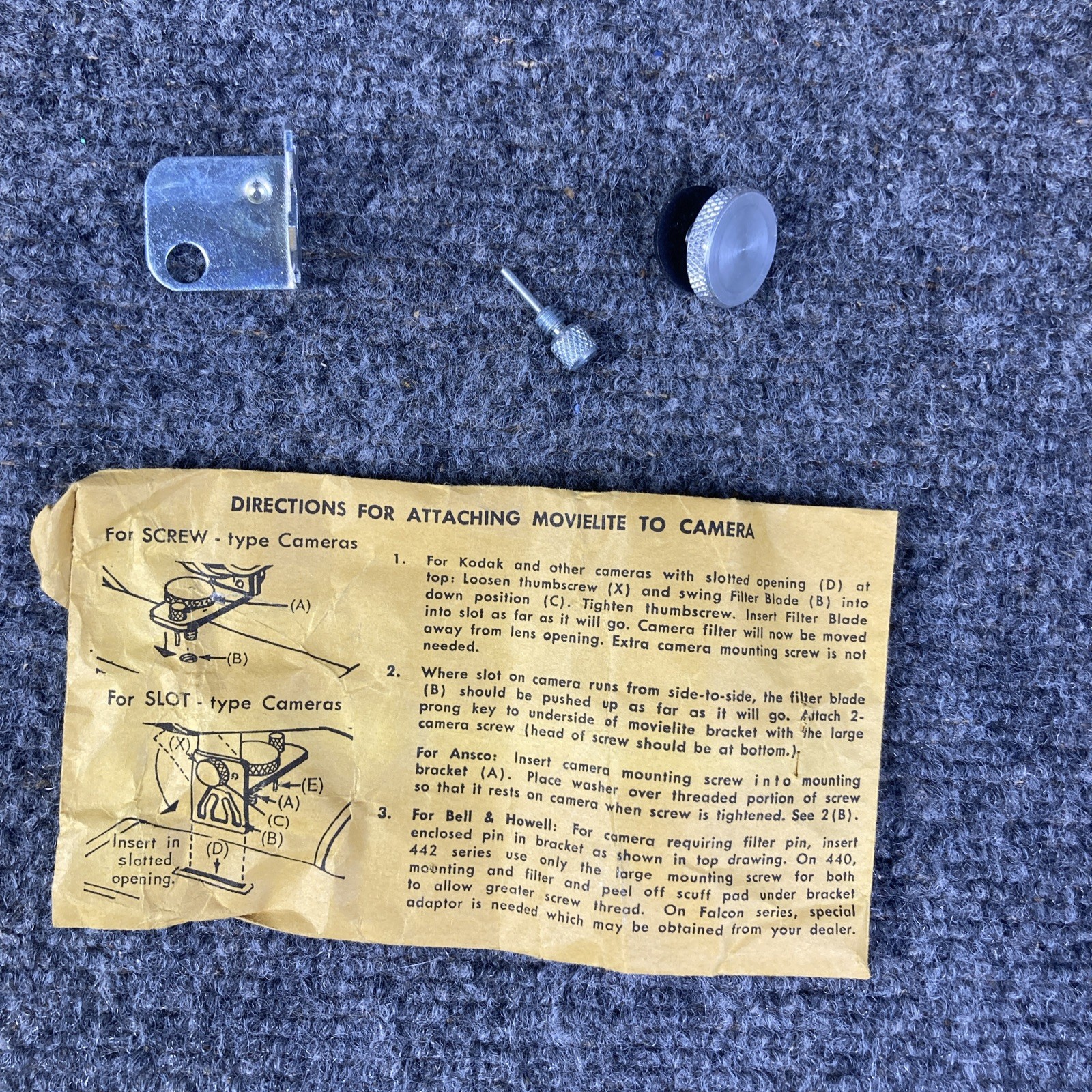 Vintage Sears XL-Movie Light for Movie Cameras 38812 WORKS MINT in Box