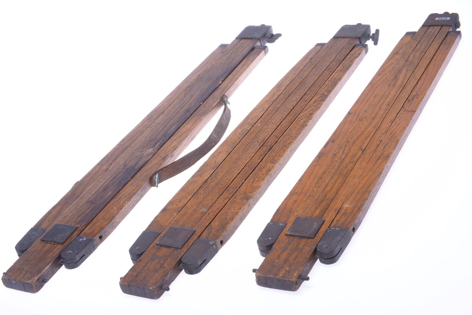 ✅ ANTIQUE WOOD TRIPOD 154CM, 60.62″ THORNTON? ROSS? LANCASTER? FIELD CAMERAS