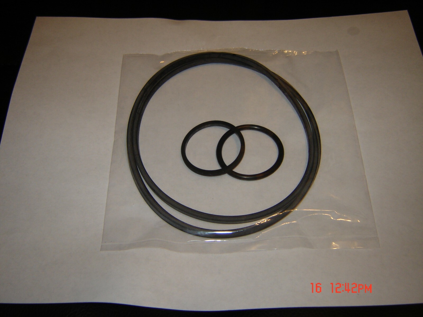 KODAK M-80 Caralux 8mm Projector Belts, 3 Belt Set , New