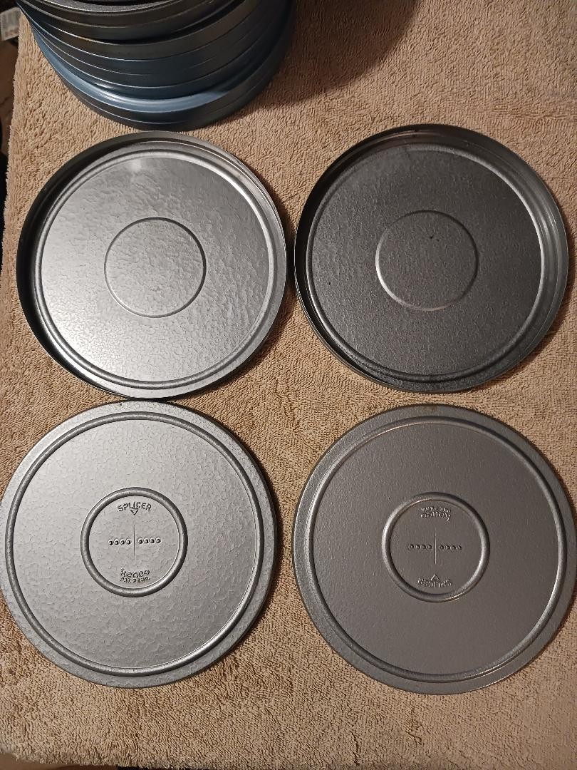 Kenco grey film case & reel 8mm standard 8 lot of 2