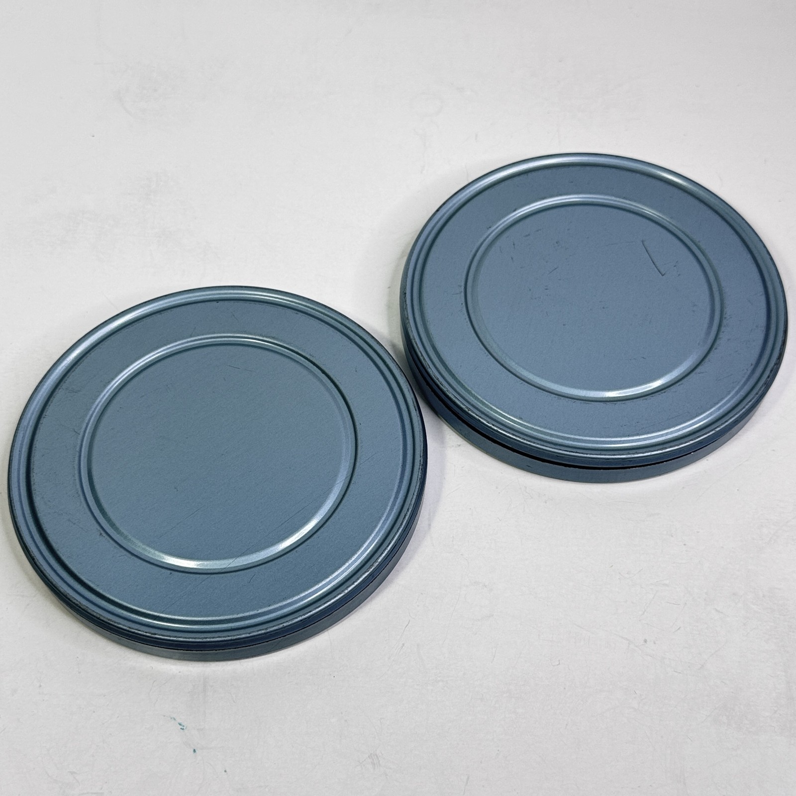Reelane Metal Film Reels P.R.O Cans Set of 2 8mm 16mm Projector Vintage