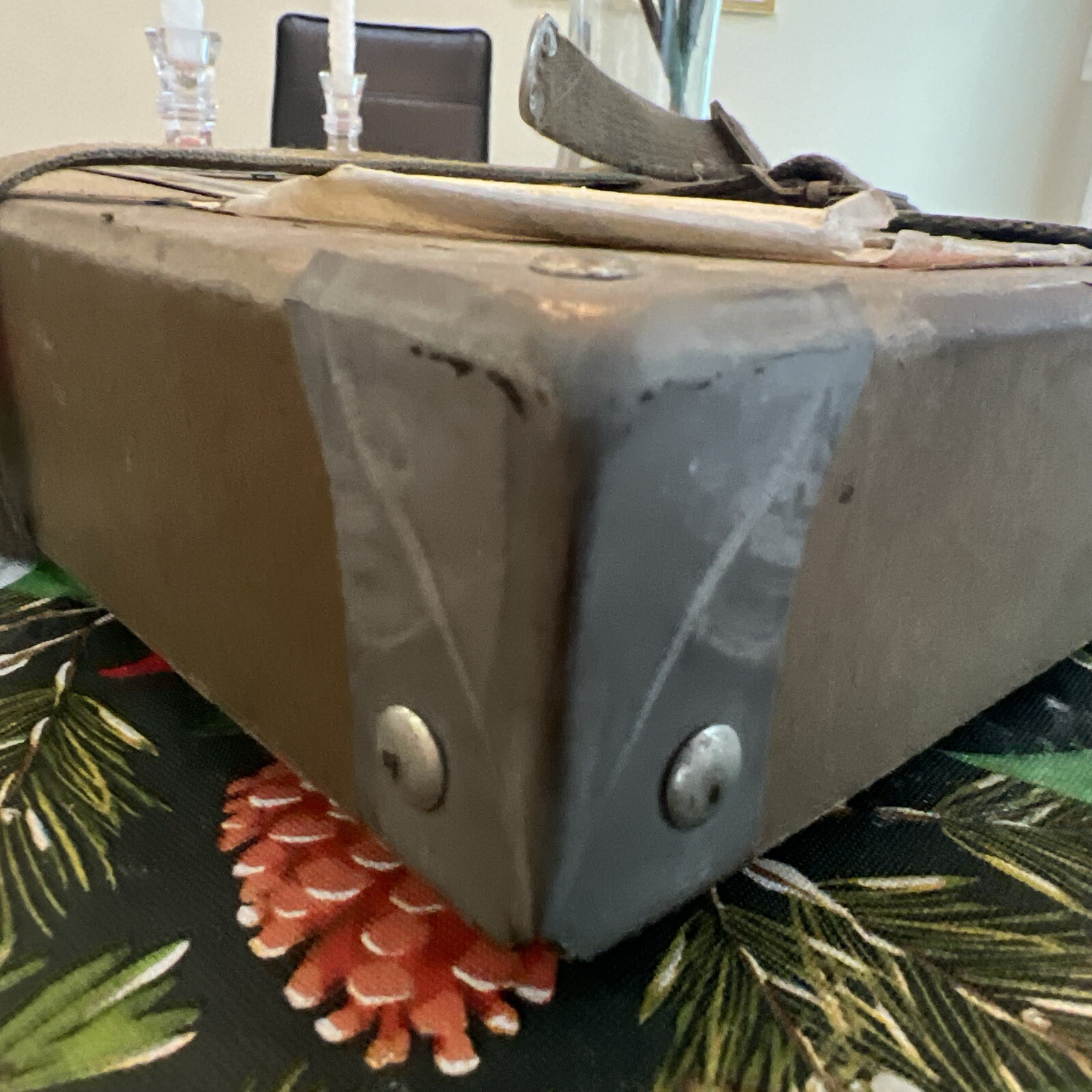 Vintage 1980’s Movie Theater Case, Film Box, Christmas Gift Box, Wall Decor 12”