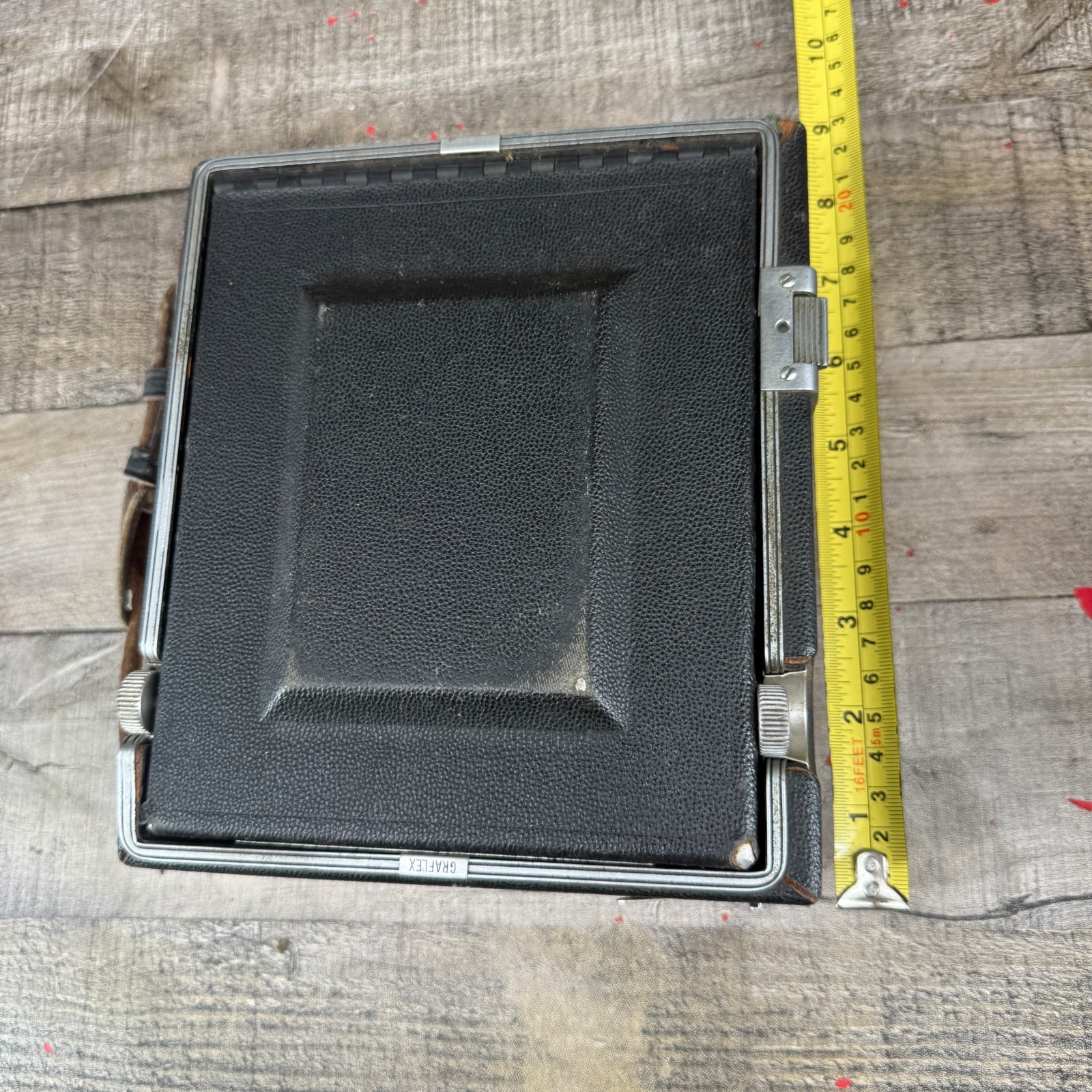Vintage GraFlex Speed Graphic Press Camera Case Holder Only Doesn’t Close