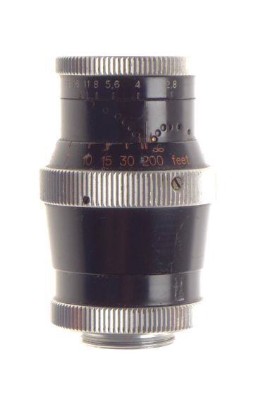 Kern paillard Yvar 1:2.8 f=36mm ar bolex b8 film camera lens caps case no558657