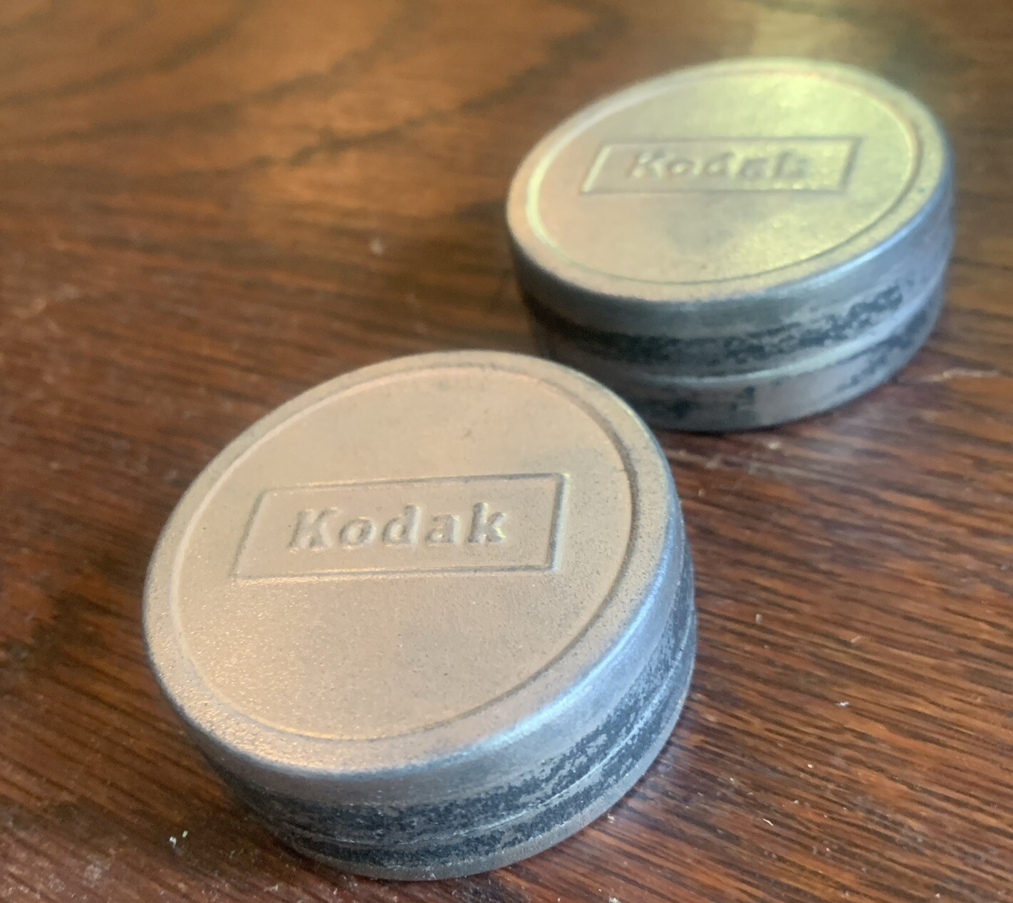 Vintage Set Of 2~ 1 Unused Kodak 16mm Film & Tin Canisters, 1 Used~ Marked R-140