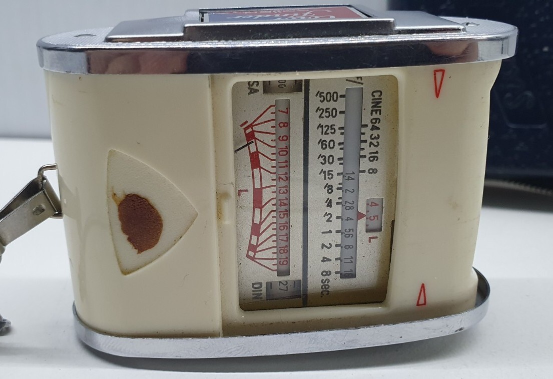 Gossen Color Finder Vintage Light Meter Germany West Strap Case Works Used