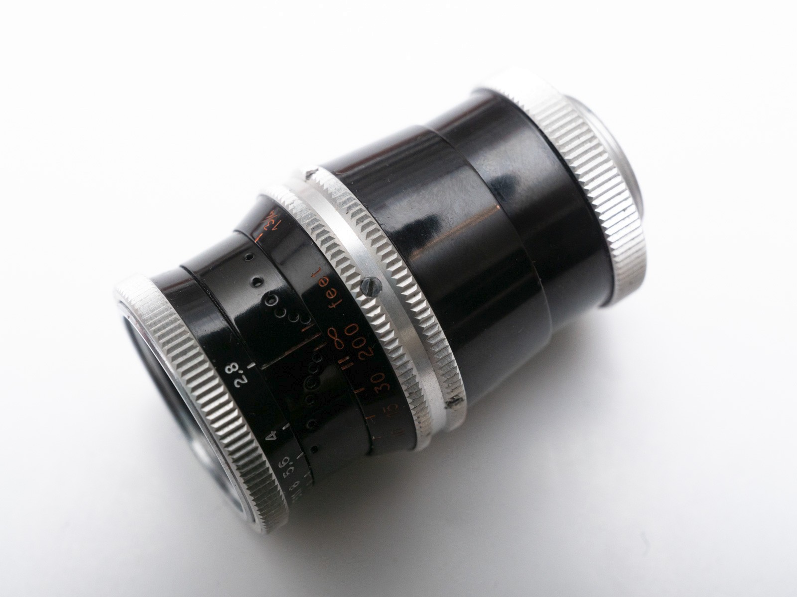 Kern Paillard Yvar 36mm f/2.8 lens D mount Bolex Read