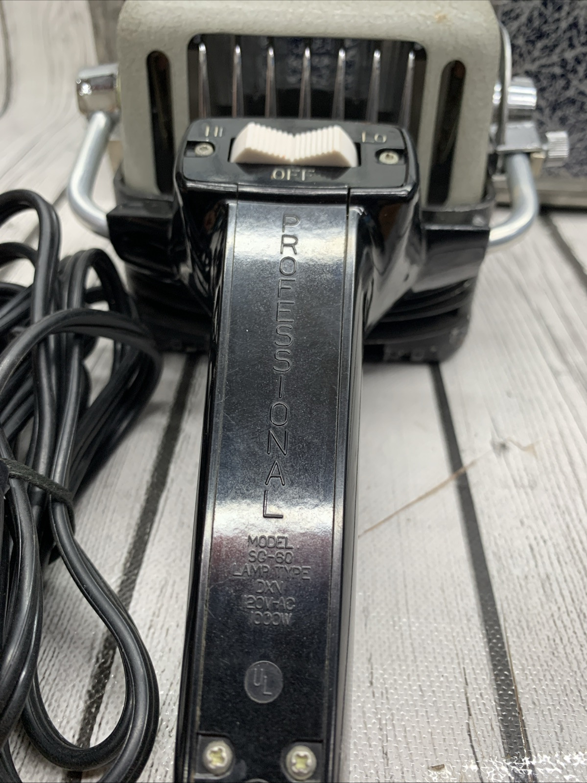 Sylvania Sun Gun SG-60 Movie Camera Lights (2) Tested WORKING