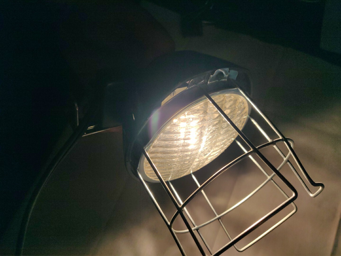 Sears Vintage Sealed Beam Movie Light Working Protective Guard