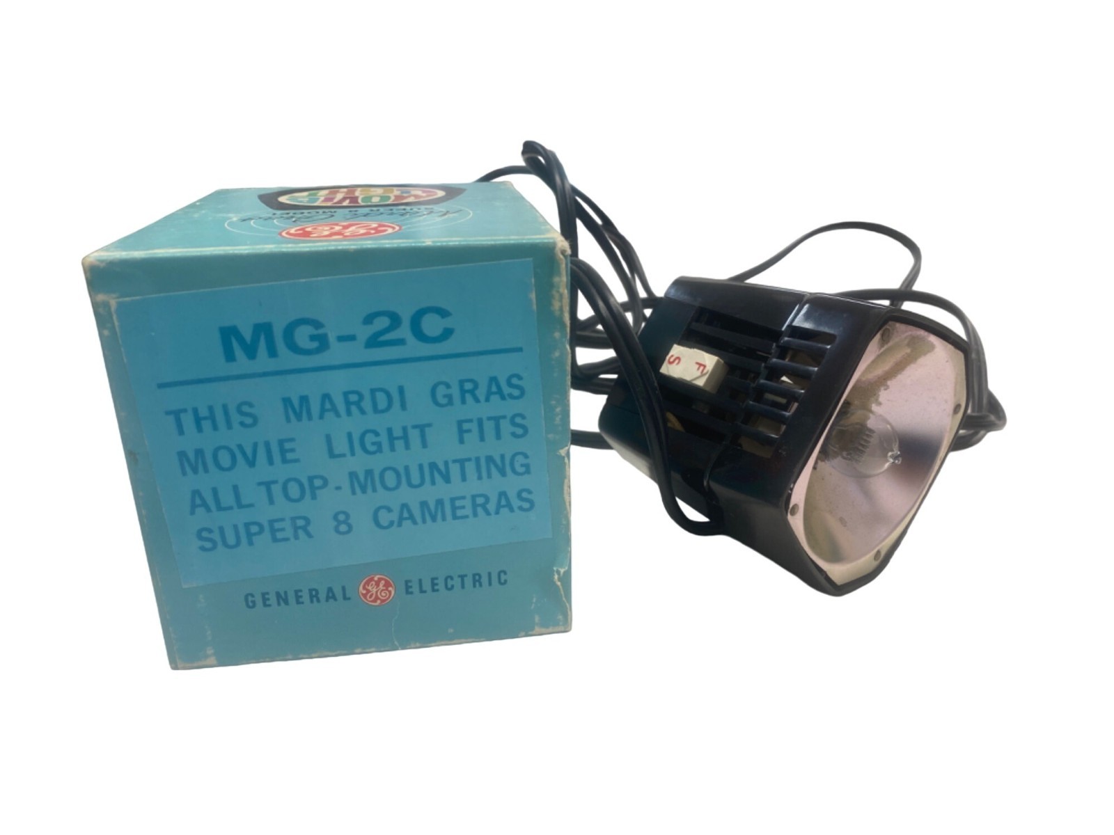 General Electric Mardi Gras MG-2C Movie Light For Super 8 Cameras