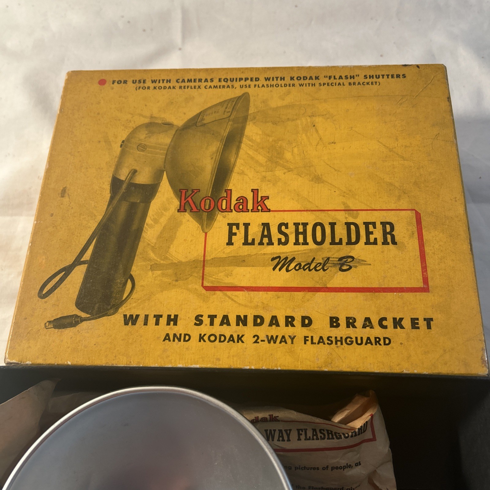 Vintage Kodak Flasholder Model B With Box