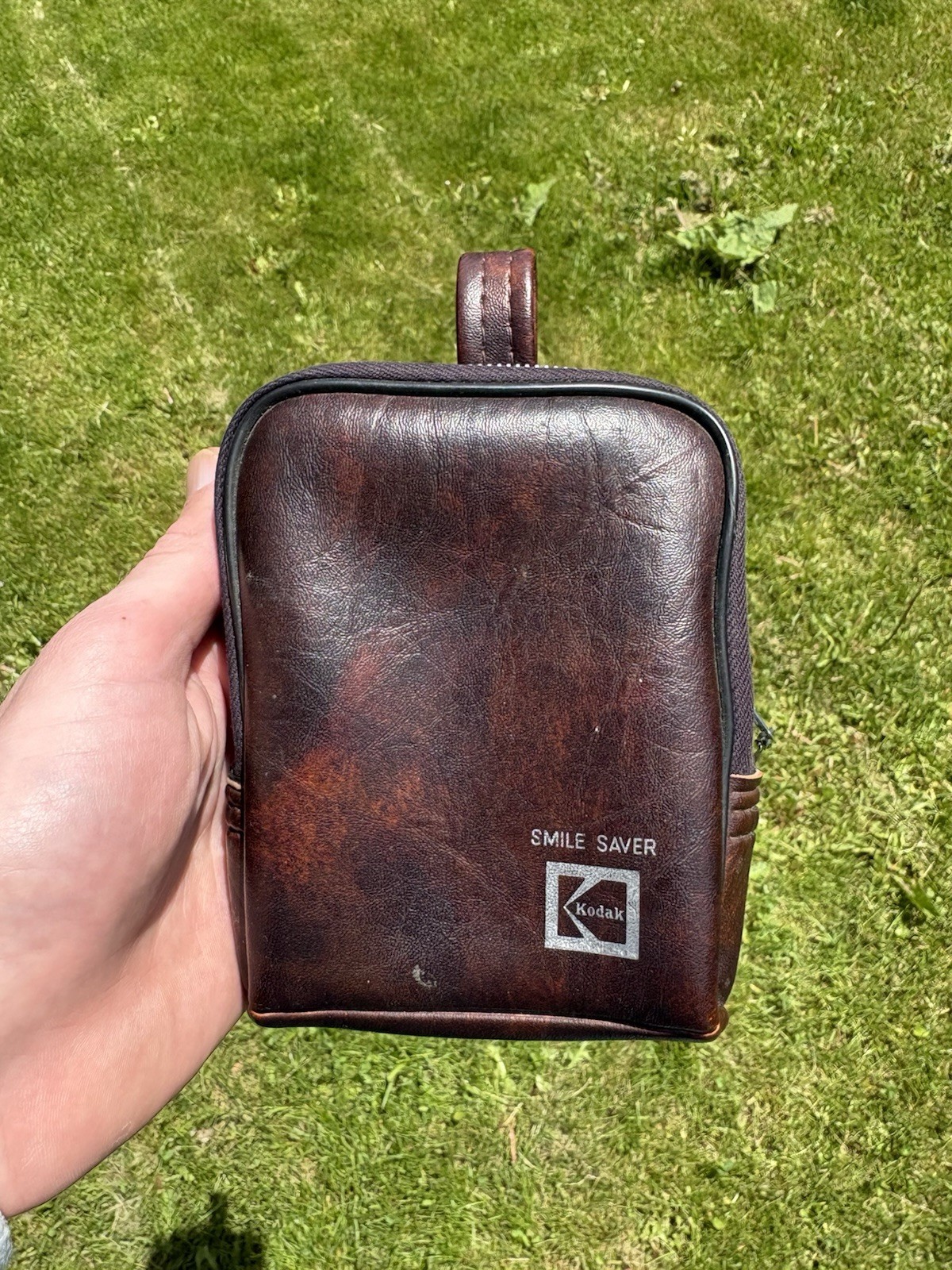 Vintage Camera Case Kodak 1970’s Smile Saver Plush Interior Camera Carrier