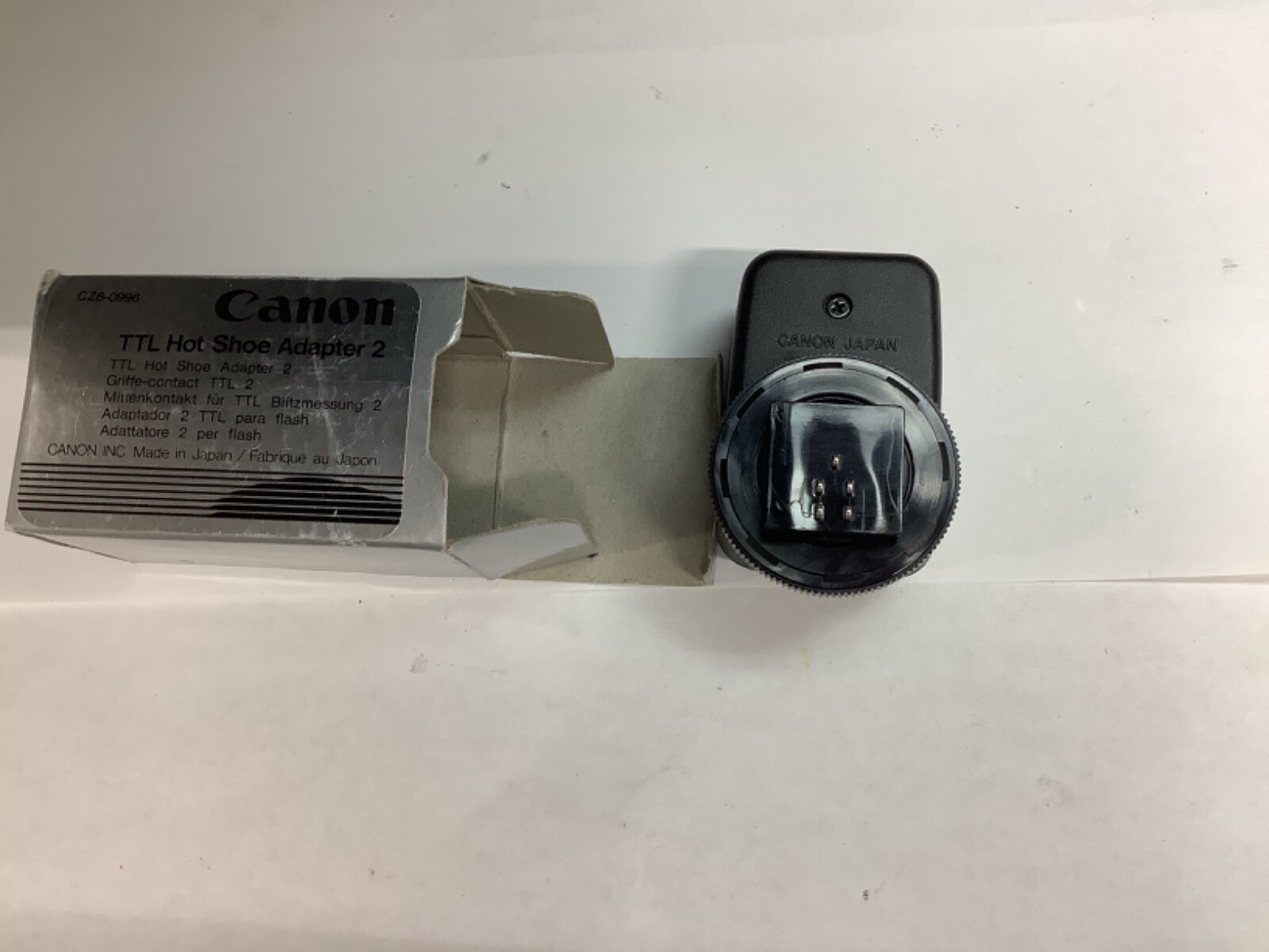 Canon TTL Hot Shoe Adapter 2 With Box And Instructions