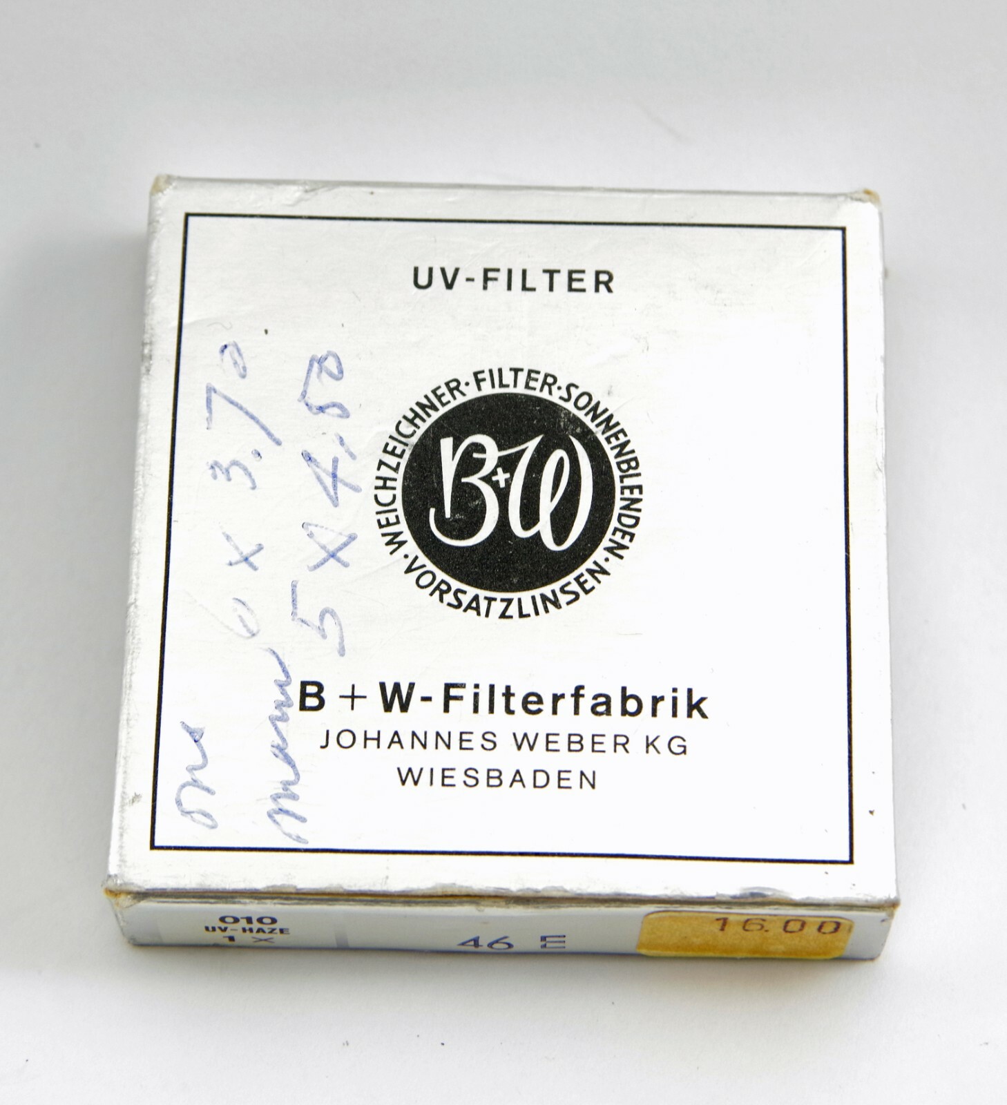 B+W Filter Case and Box