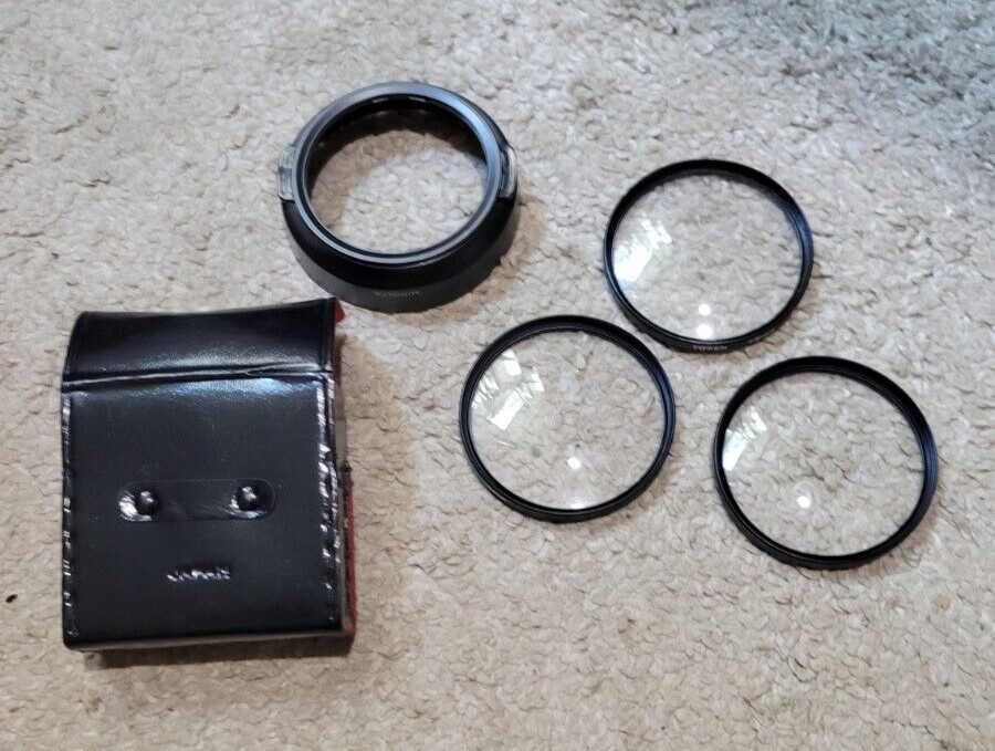 Lot of Camera accessories Tiffen 58mm +1 +2 +4 and Minolta A 35-70/4