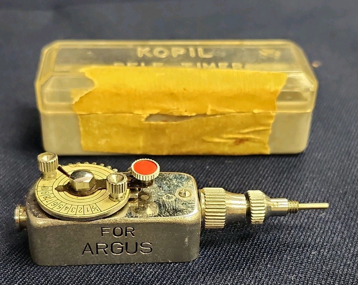 Vintage Kopil Film Camera Delayed Action Self Timer For Argus
