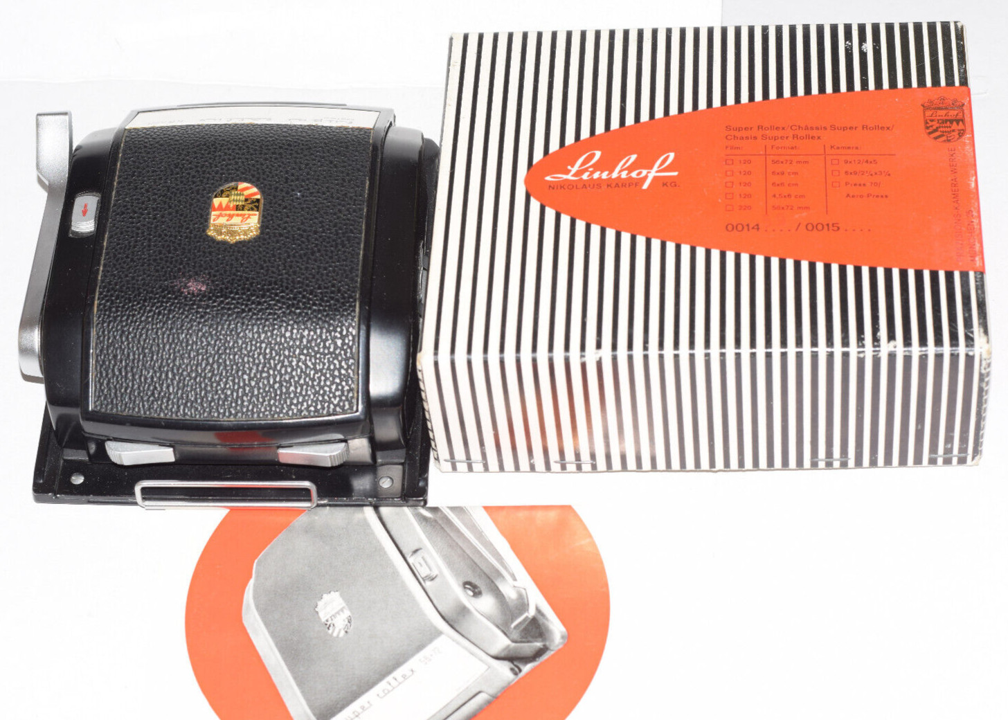 Linhof Super Rollex 56×72 6×7 Film Back For 4×5