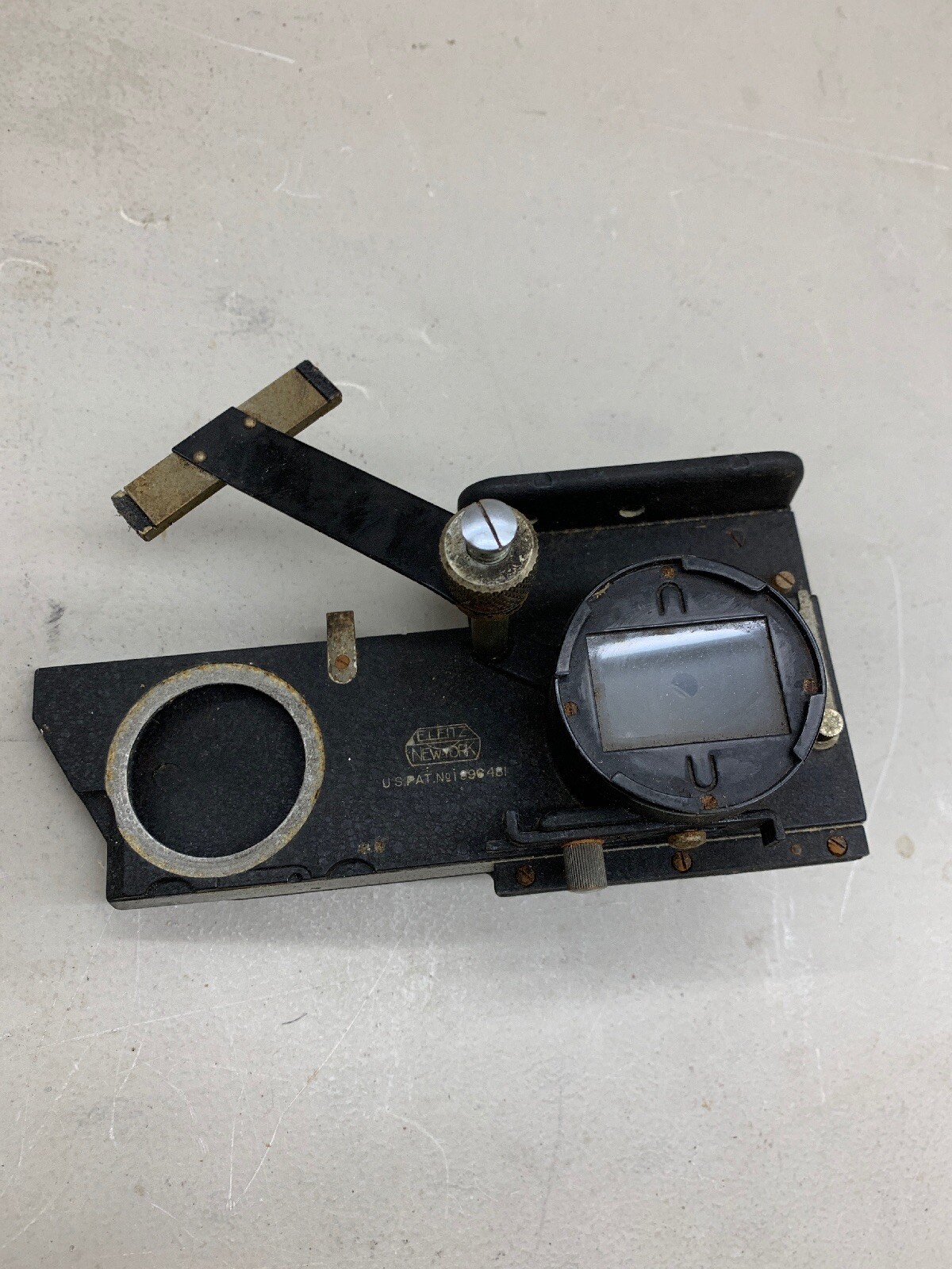 E Leitz inc New York Elmar Camera parts adapter bracket