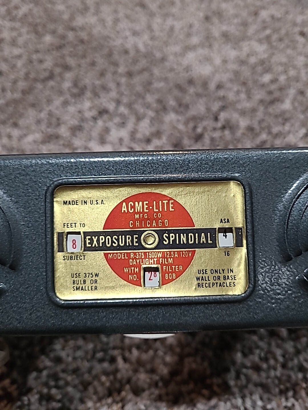 Working Vintage MOV-E-LITE by ACME-LITE