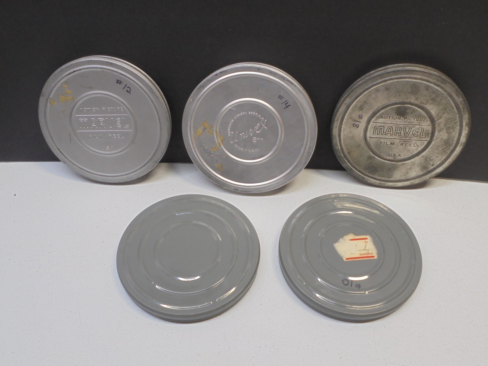 Vintage Movie Reel Tins Marvel Univex 8mm