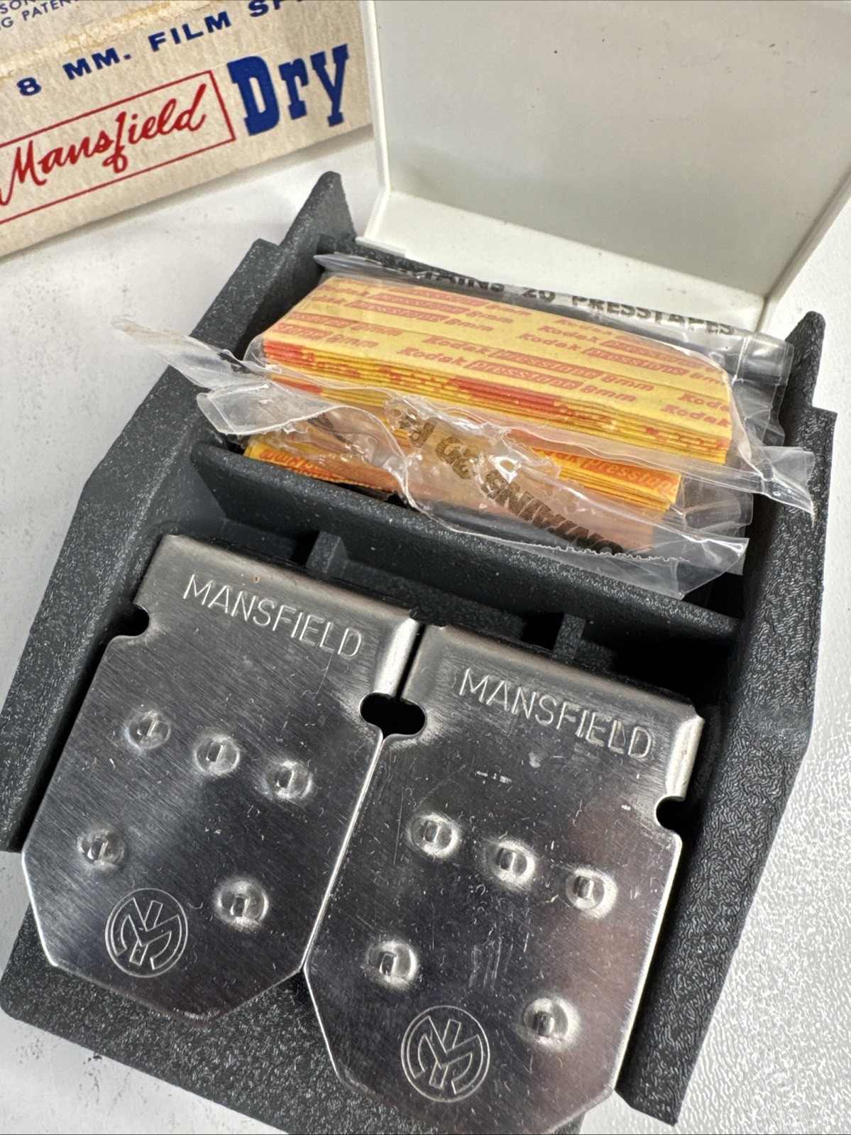 Mansfield Dry Splicer Butt Film Splicer 8mm Films Movies w/ box