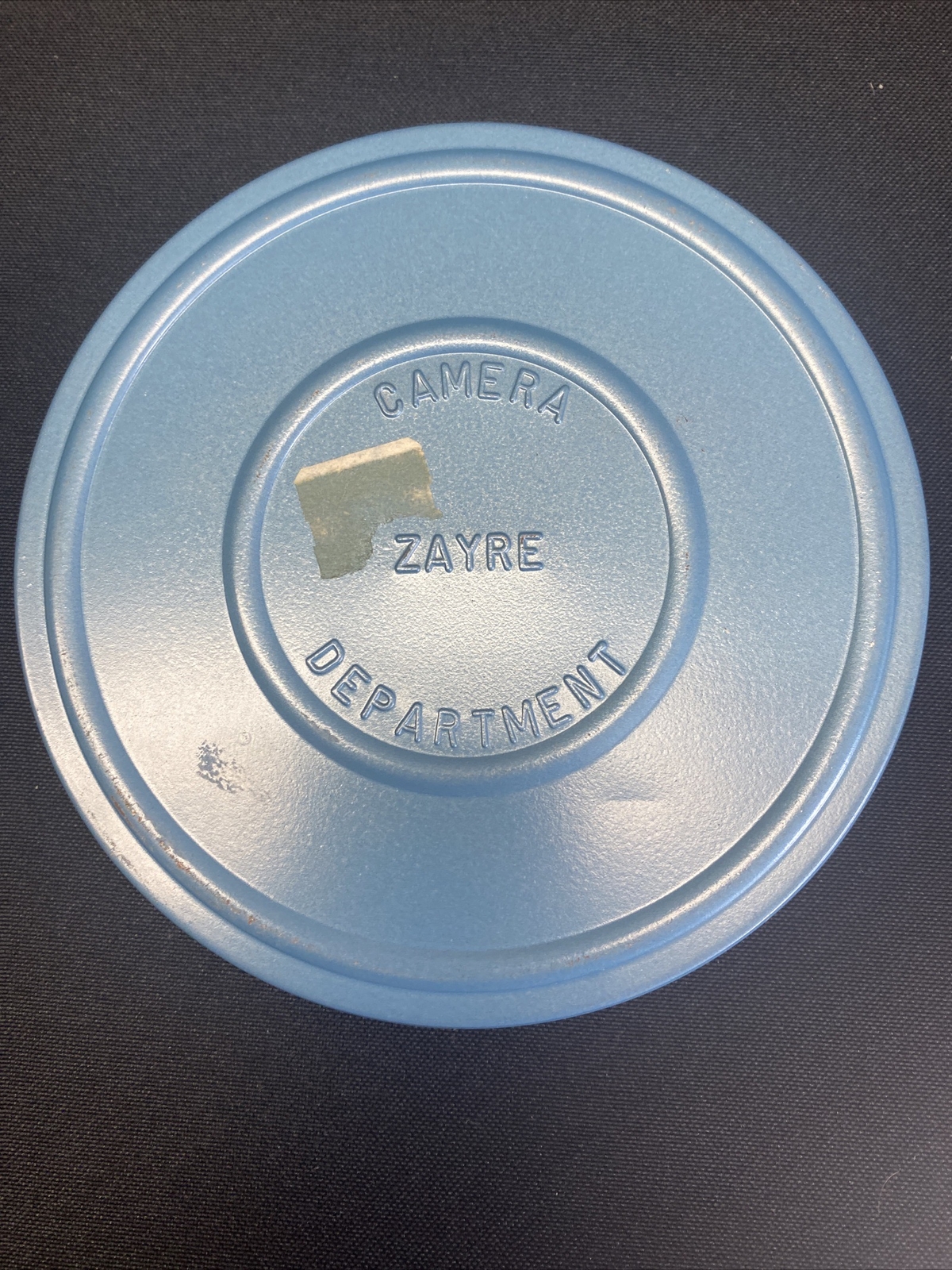 Vintage Zayre Film Storage Can with 8mm Film Super 8 & Extra Reel.