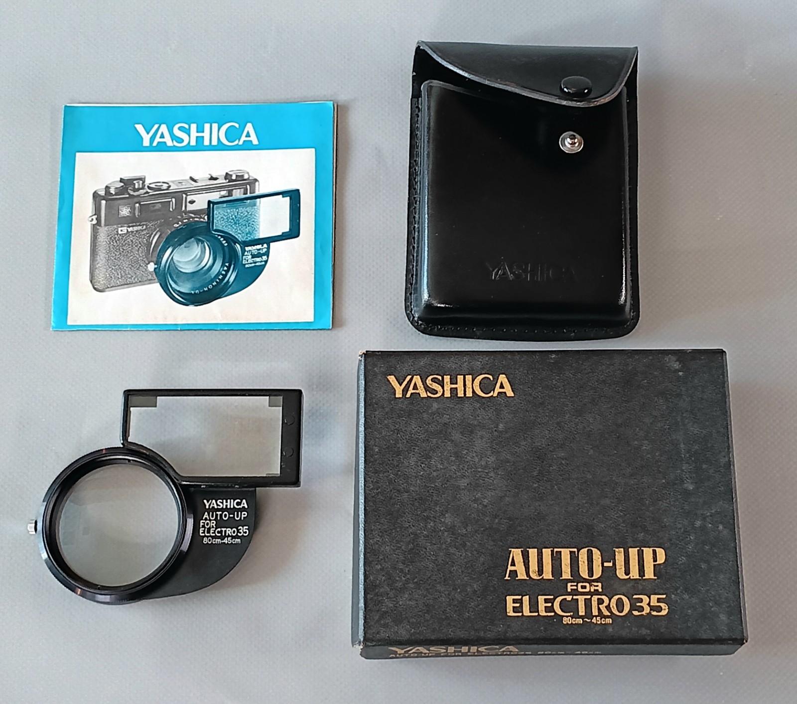 Yashica Auto-Up for YASHICA ELECTRO 35 80cm-45cm with Leather Case