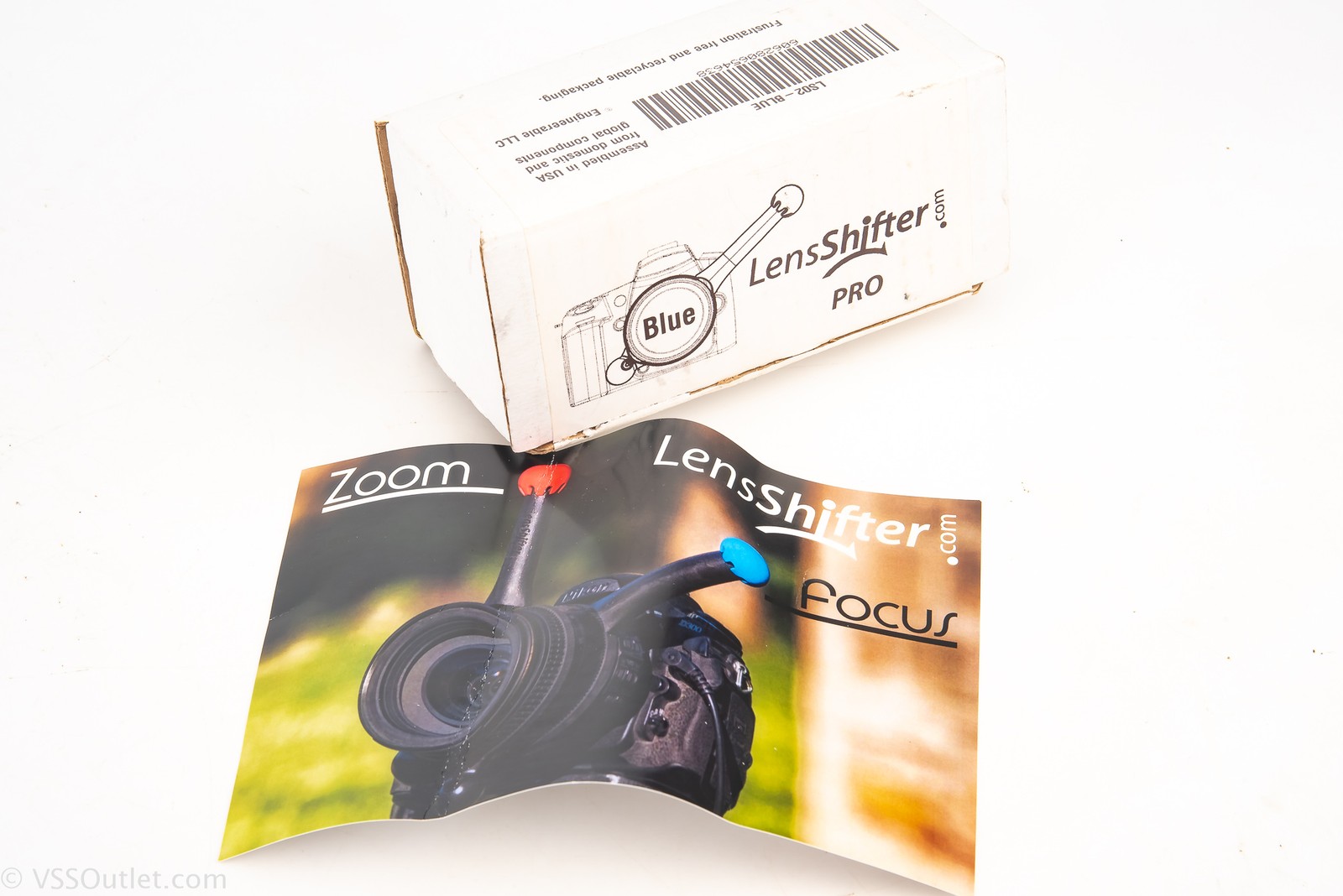 FocusShifter LensShifter Pro Focus & Zoom Grip Blue MINT in Box V25