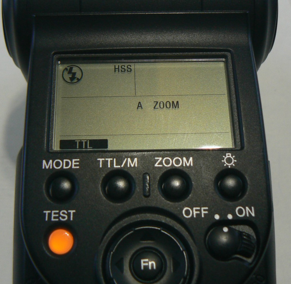 Sony HVL-F43AM Camera Hot Shoe Flash with Slide Out Diffuser – Works TESTED