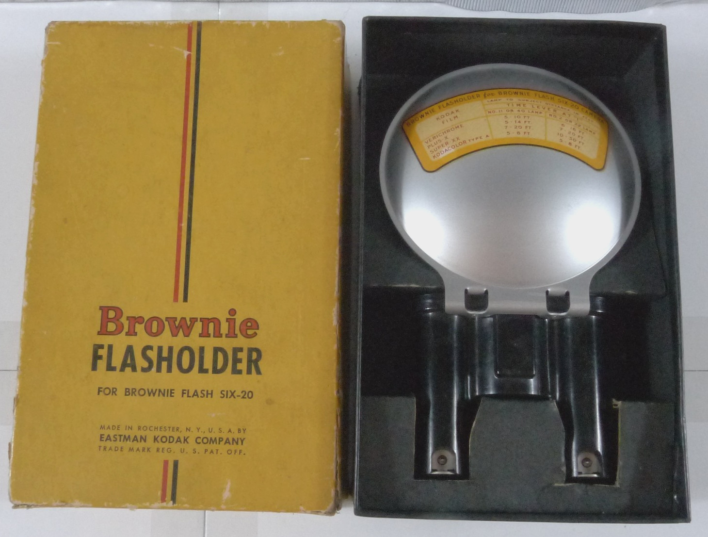 Kodak Flasholder NO 170 F for Brownie Hawkeye Camera Six-20 +Original Box