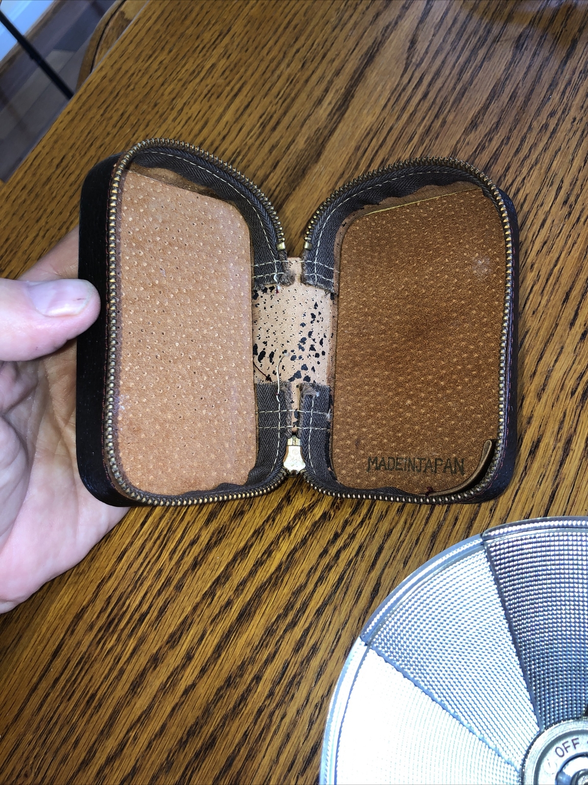 Ricoh BC-605 Folding Camera Flash Unit with Leather Soft Case | Untested
