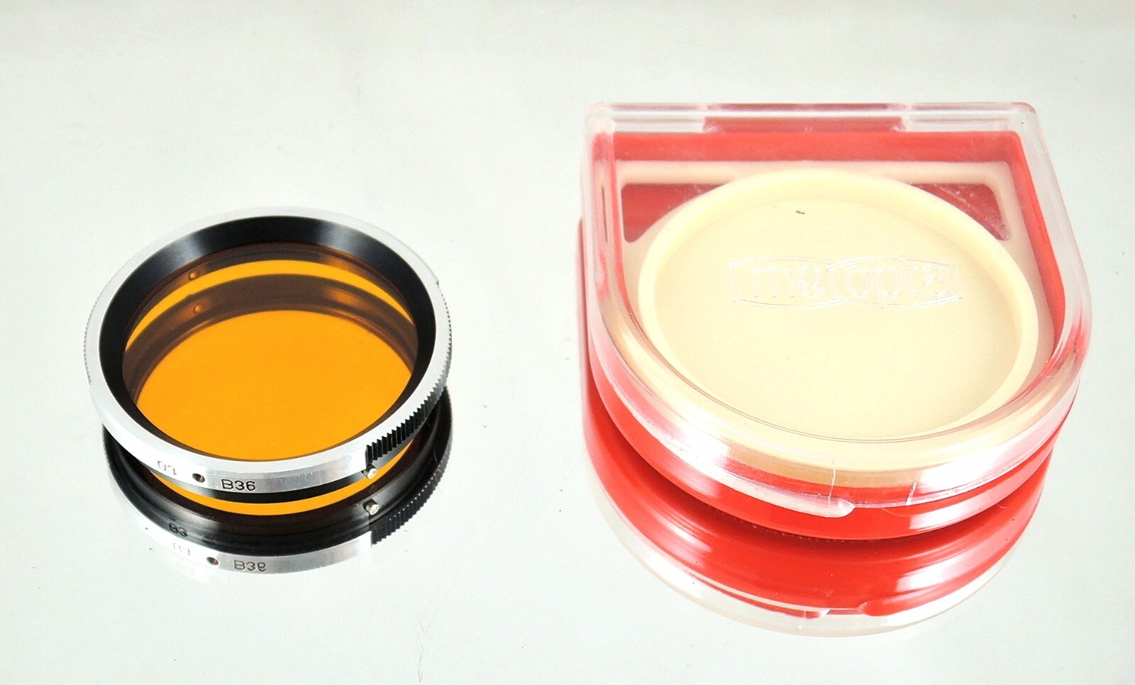 Flexaret G3 B36 Color Filter MEOPTA Genuine Accessories Bayonet Great Orange