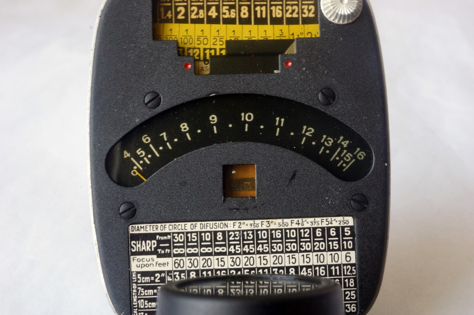 BERTRAM STANDARD LIGHT, EXPOSURE METER with Leather Case Made in Germany as is